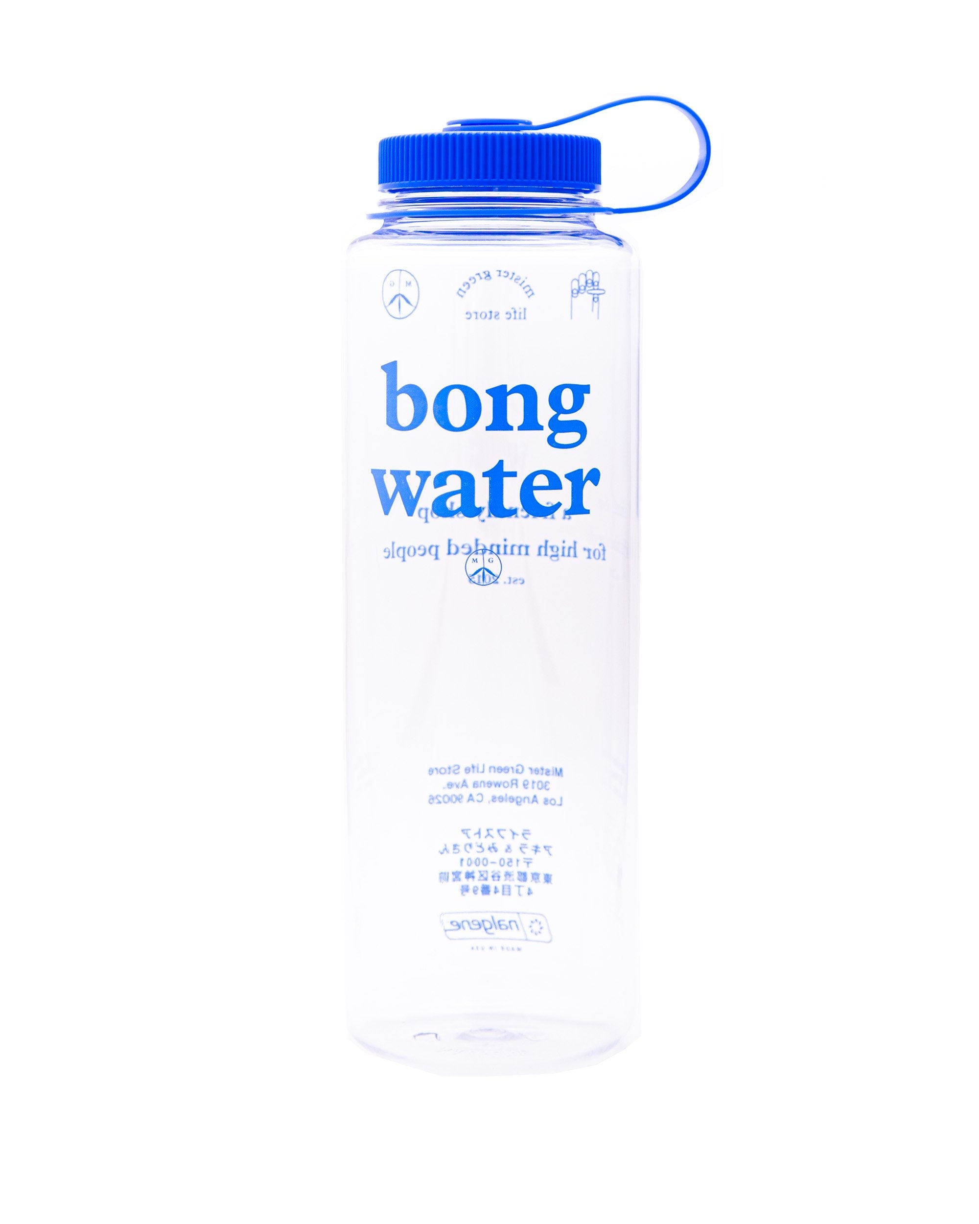 Mister Green™ Bong Water Nalgene Bottle: Our Durable Classic Water Bottle  with Iconic Bong Water Print