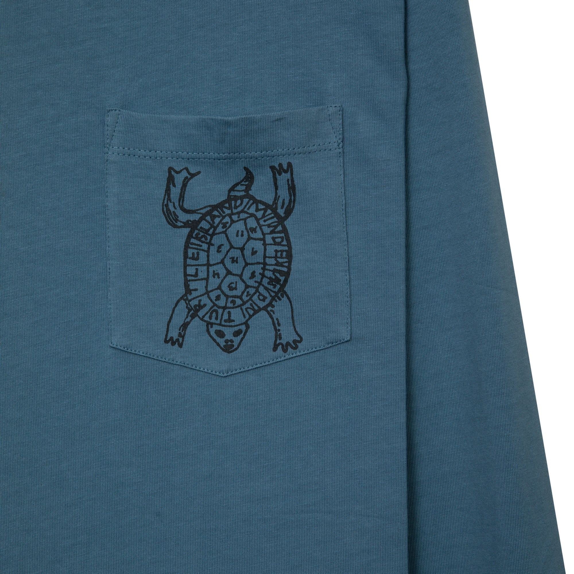 Peace Pocket L/S Tee - Indigo