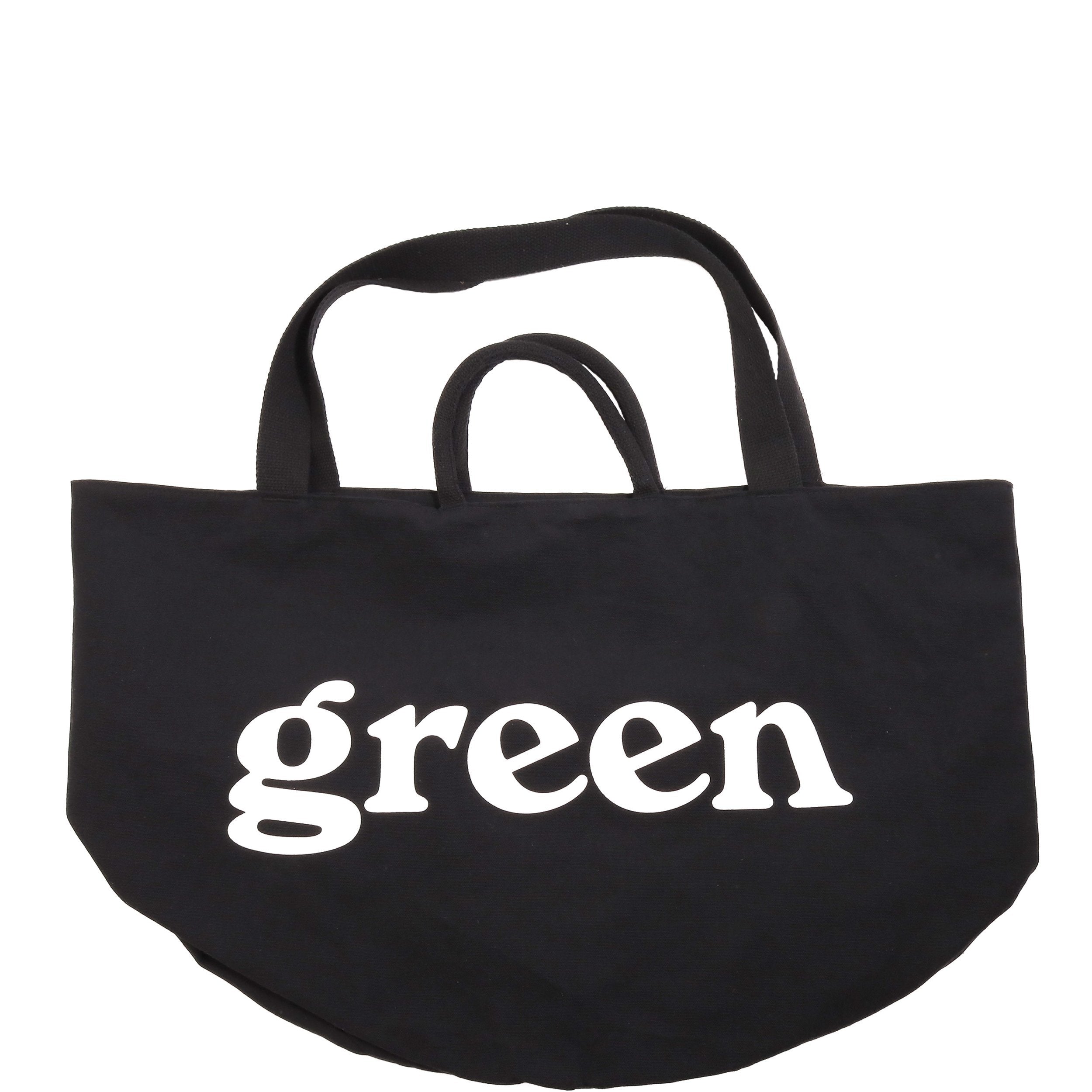 Large Round Tote / Grow Bag - Black-Mister Green-Mister Green