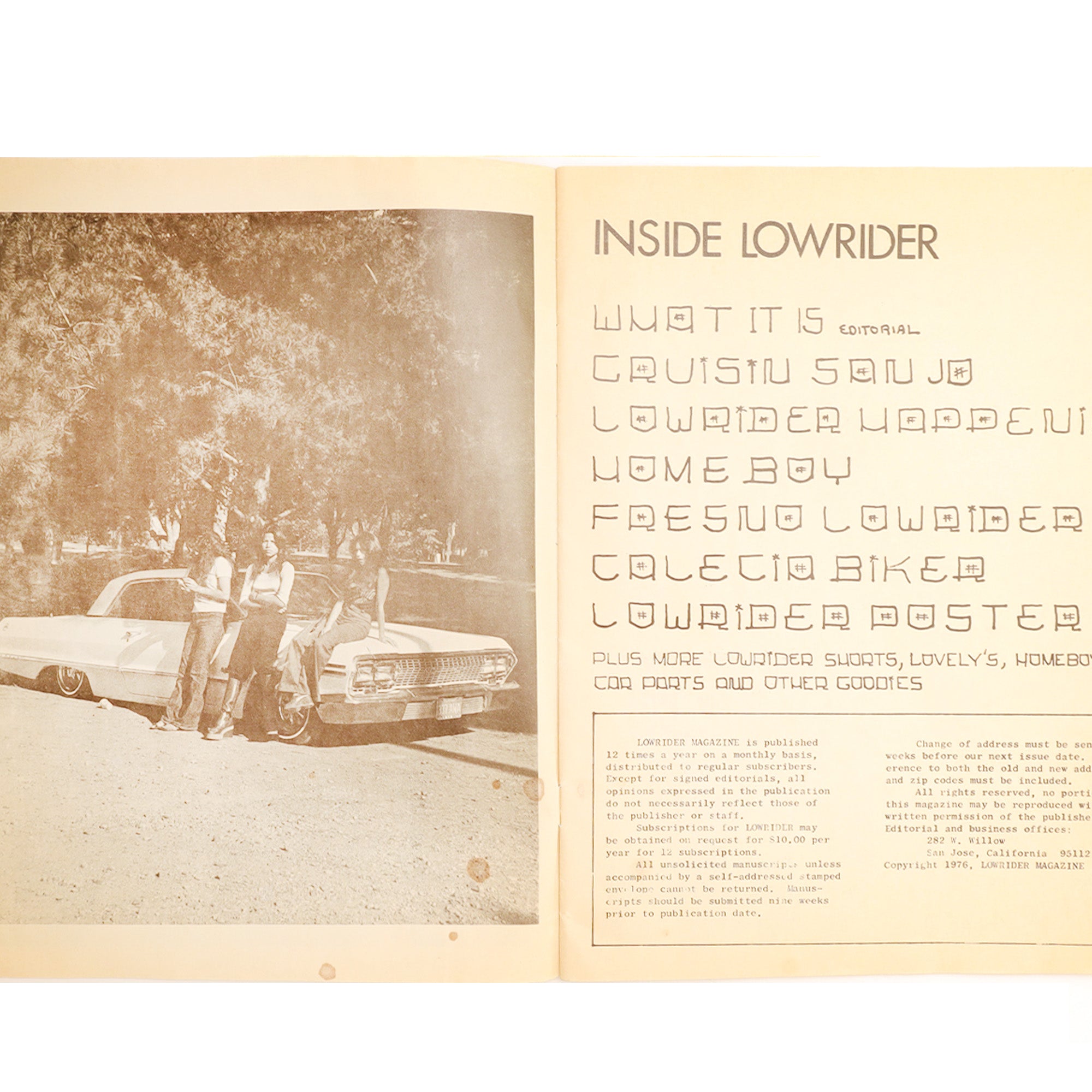 Lowrider Magazine - Issue #1 (Re-print)