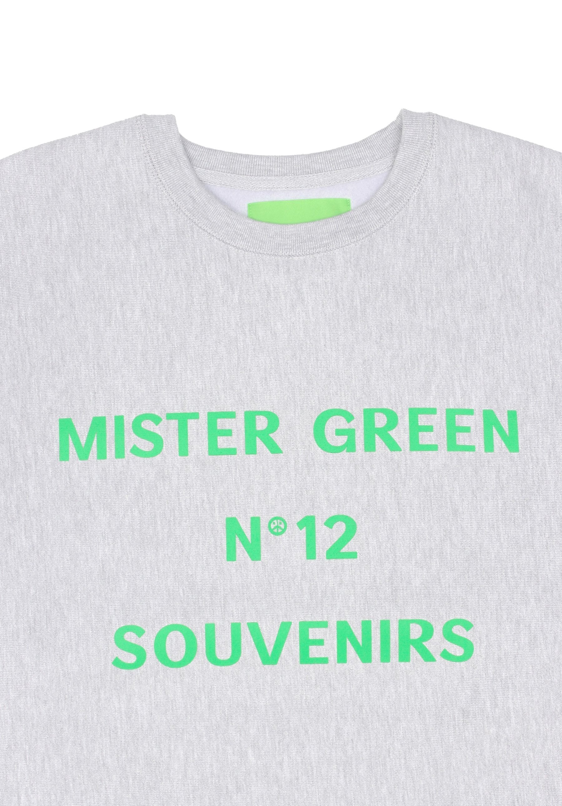 No. 12 Souvenirs Crewneck - Heather-Mister Green-Mister Green